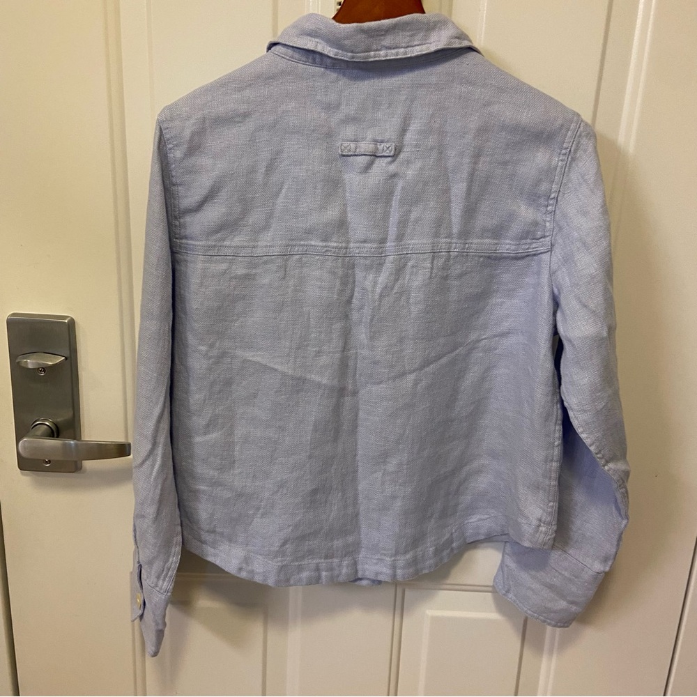 100% Washable Linen Jacket - Picture 2 of 13